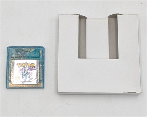 Pokemon Crystal Version - I Original Kasse - (EUR) - GameBoy Color spil (B Grade) (Genbrug)